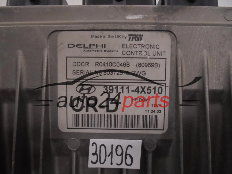 KOMPUTER STEROWNIK SILNIKA HYUNDAI TERRACAN 39111-4X510 391114X510