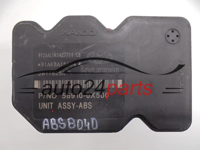 ABS POMPA I STEROWNIK HYUNDAI i10 KIA 58910-0X500, 589100X500, MANDO BH60109100, 5WY7825
