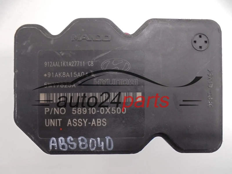 ABS POMPA I STEROWNIK HYUNDAI i10 KIA 58910-0X500, 589100X500, MANDO BH60109100, 5WY7825