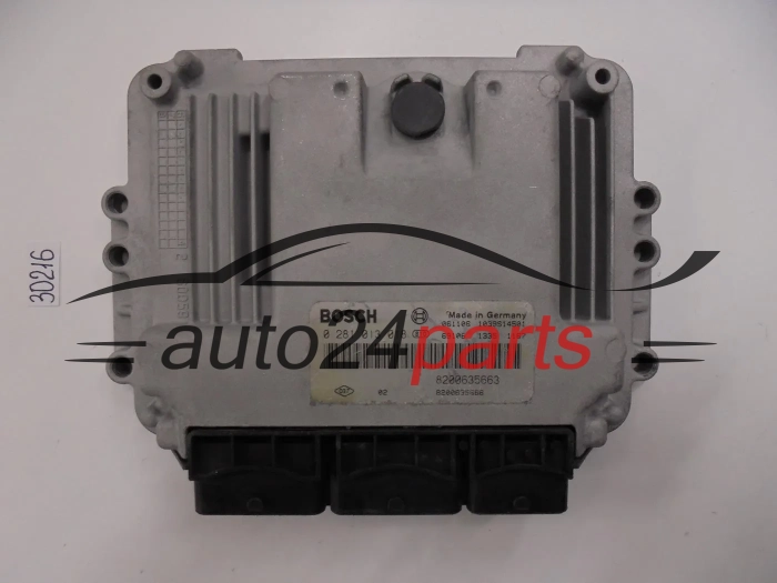 KOMPUTER STEROWNIK SILNIKA OPEL VIVARO, TRAFIC 2.5, BOSCH 0 281 013 018, 0281013018, 8200635663