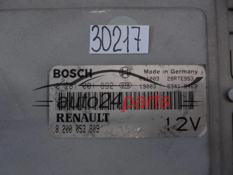 KOMPUTER STEROWNIK SILNIKA RENAULT MASCOTT 0281001892 8200053009