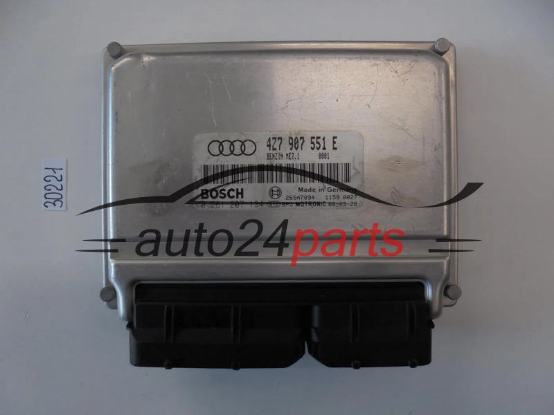 KOMPUTER STEROWNIK SILNIKA AUDI 0261207134 4Z7907551E ME7.1