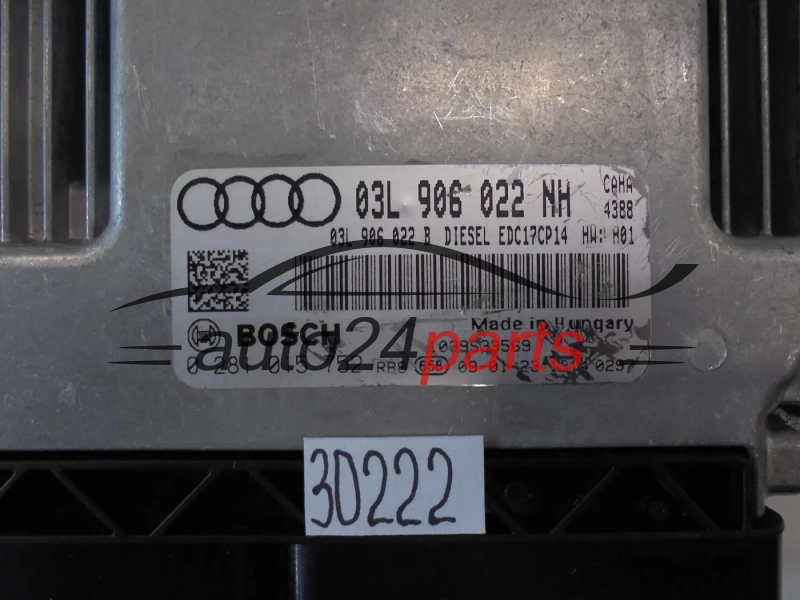 KOMPUTER STEROWNIK SILNIKA AUDI 0281015752 03L906022NH EDC17CP14