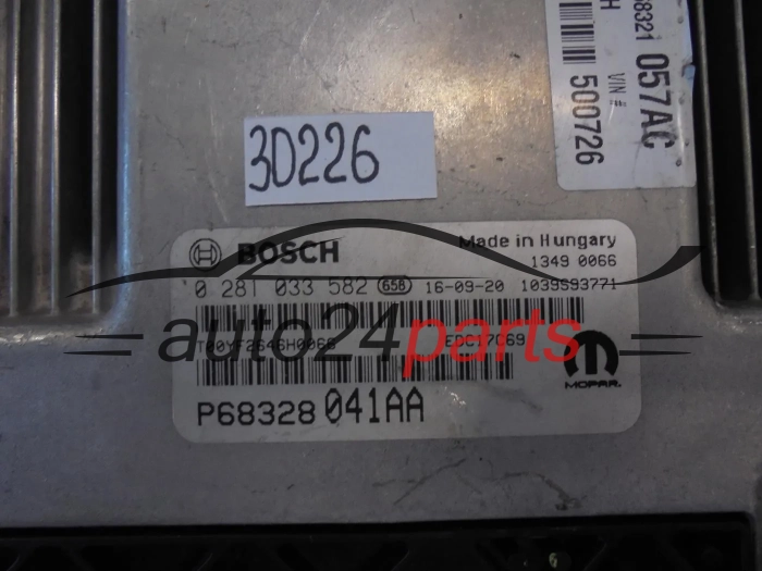 Calculateur Moteur  JEEP 0281033582 P68328041AA