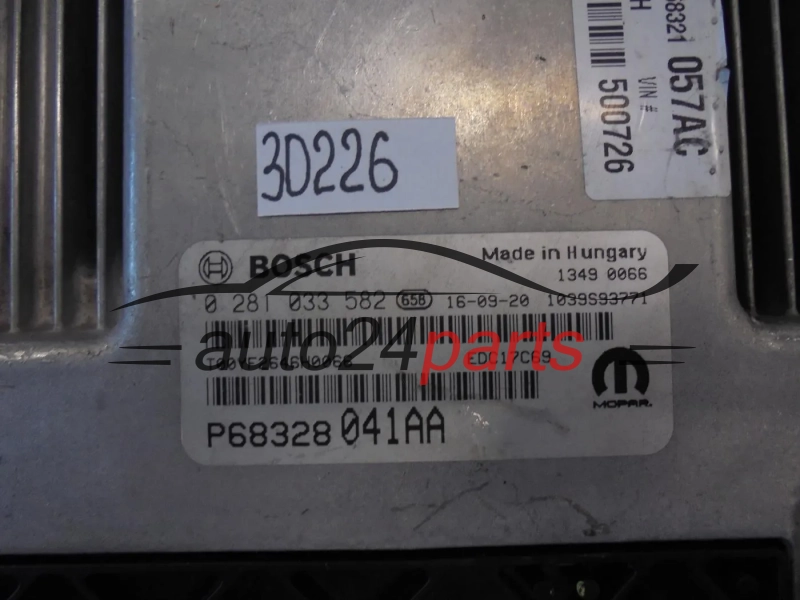 KOMPUTER STEROWNIK SILNIKA JEEP 0281033582 P68328041AA