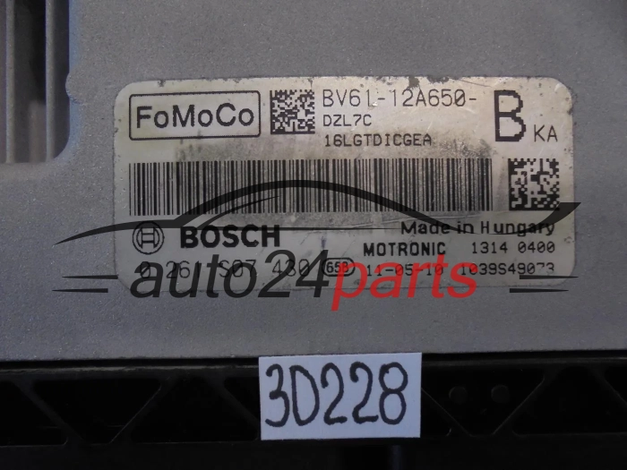 KOMPUTER STEROWNIK SILNIKA FORD 0261S07430 BV61-12A650-BKA BV6112A650BKA
