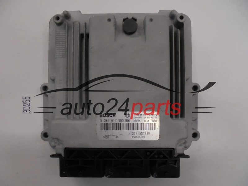 KOMPUTER STEROWNIK SILNIKA RENAULT TRAFIC 2.0 DCI BOSCH 0 281 017 003, 0281017003, 237100718R, 237101452R