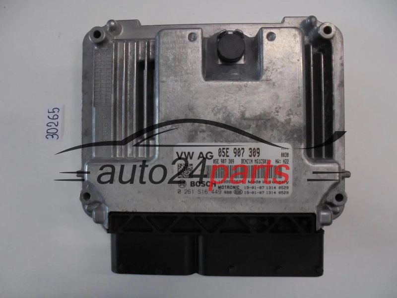 Sterownik silnika VOLKSWAGEN SKODA AUDI BOSCH 0261S16449 05E907309 - 30265