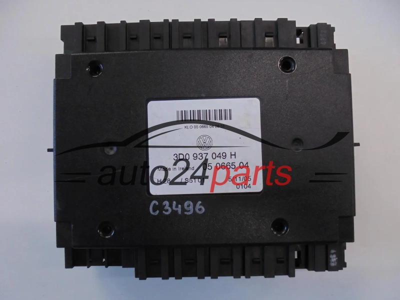 CENTRALKA MODUL STEROWNIK VOLKSWAGEN 3D0 937 049 H, 3D0937049H