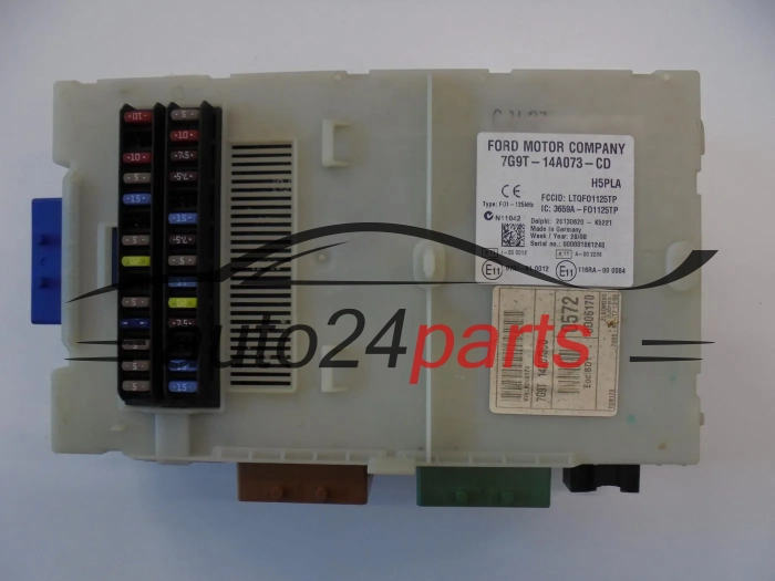 SKRZYNKA BEZPIECZNIKÓW MODUL FORD GALAXY MONDEO 2.0 TDCI 7G9T-14A073-CD, 7G9T14A073CD, DELPHI 28130620