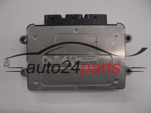 KOMPUTER STEROWNIK SILNIKA CITROEN PEUGEOT 1.4 VALEO 21585785-4A, 215857854A, SW 9661961280