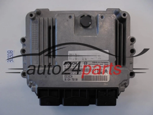 KOMPUTER STEROWNIK SILNIKA CITROEN C3, PEUGEOT 207 1.4 HDI, BOSCH 0 281 012 529, 0281012529, EDC16C34, 96 634 758 80, 9663475880
