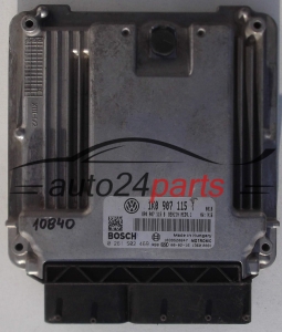 MOTORSTEUERGERÄT ECU STEUERGERAT VW VOLKSWAGEN GOLF 2.0T FSI BOSCH 0 261 S02 469, 0261S02469, 1K0 907 115 T, 1K0907115T 