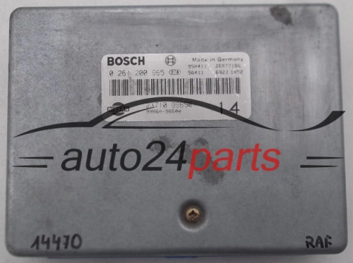 KOMPUTER STEROWNIK SILNIKA NISSAN MICRA 1.3 BOSCH 0 261 200 965