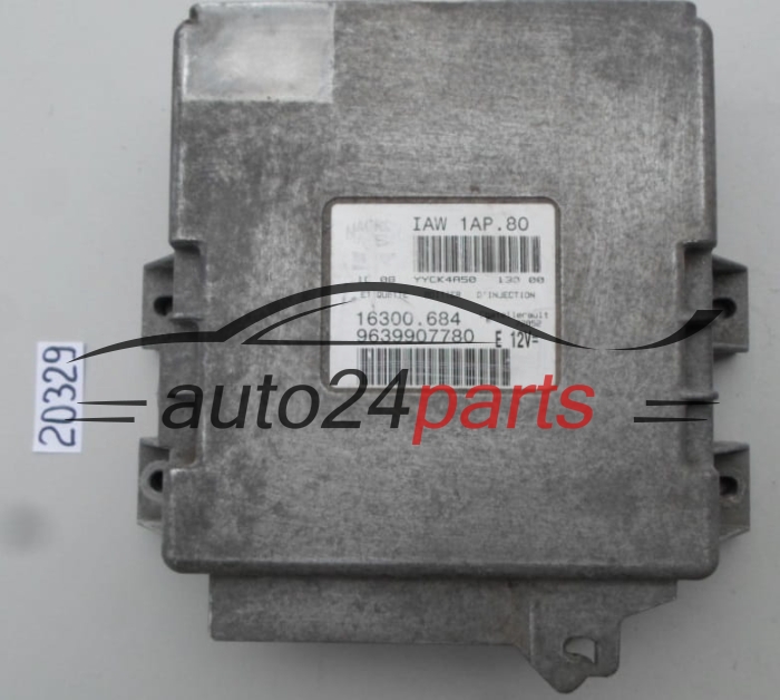 KOMPUTER STEROWNIK SILNIKA PEUGEOT 206 1.1 MAGNETI MARELLI IAW 1AP.80, IAW1AP80, 16300.684, 16300684, 9639907780 E