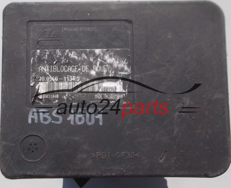 ABS POMPA PEUGEOT 206 9650222880, 10.0206-0118.4, 10020601184, 10.0960-1135.3, 10096011353