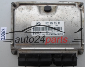 KOMPUTER STEROWNIK SILNIKA VW VOLKSWAGEN TOUAREG 3.2 V6 BOSCH 0 261 207 565, 0261207565, 022 906 032 BE, 022906032BE -