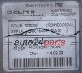 ECU CENTRALITA DE MOTOR RENAULT CLIO KANGOO DELPHI R0410C063A, 8200303623, HOM8200129109