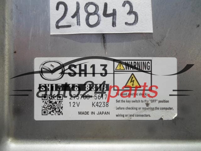 KOMPUTER STEROWNIK SILNIKA MAZDA CX5 SH13 18 881B, SH1318881B, 275700-5617, 2757005617
