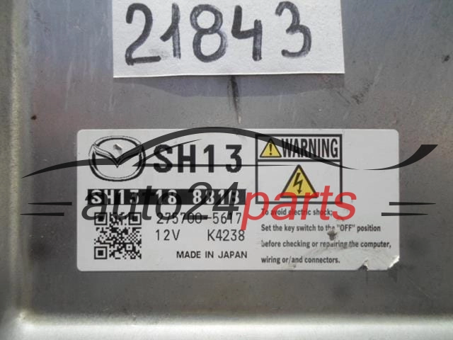 KOMPUTER STEROWNIK SILNIKA MAZDA CX5 SH13 18 881B, SH1318881B, 275700-5617, 2757005617