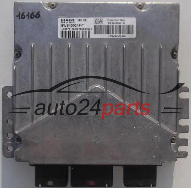 KOMPUTER STEROWNIK SILNIKA PEUGEOT 406 2.0 HDI SIEMENS 5WS40024F-T