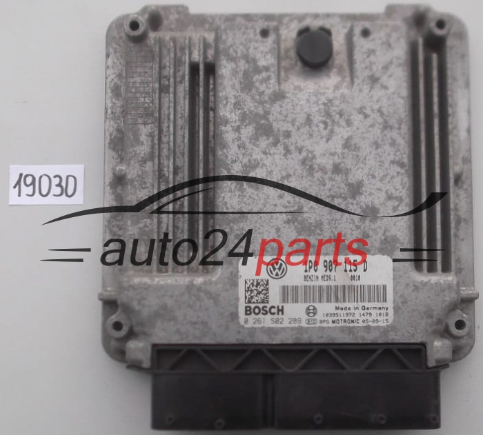 KOMPUTER STEROWNIK SILNIKA SEAT LEON 2.0 TFSI BOSCH 0 261 S02 289, 0261S02289, 1P0 907 115 D, 1P0907115D, MED9.1