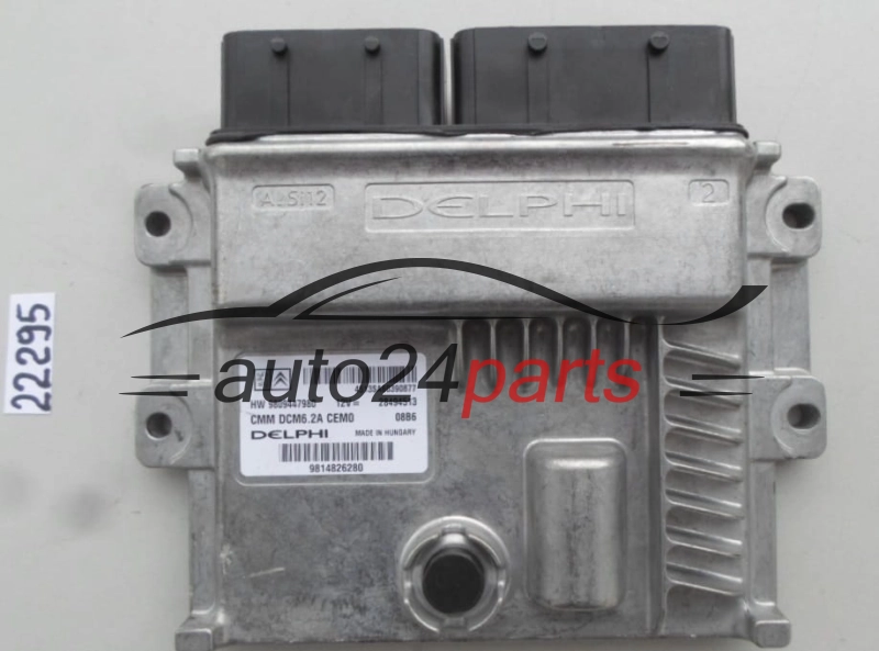 CENTRALITA DE MOTOR PEUGEOT 2.0 HDI 9809447980, 28494513, DCM6.2A