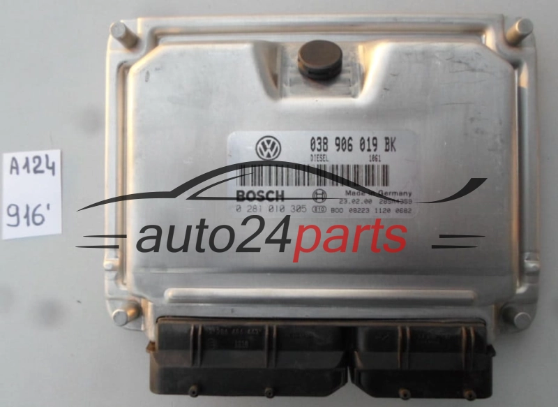 VW VOLKSWAGEN PASSAT 1.9 TDI ATJ 038906019BK, 038 906 019 BK, BOSCH 0 281 010 305, 0281010305, DIESEL 1061, 28SA4359