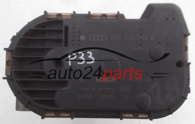 PRZEPUSTNICA POWIETRZA AUDI SEAT SKODA VOLKSWAGEN BOSCH 0 280 750 030,  078 133 062 B 