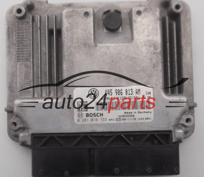 ECU CENTRALITA DE MOTOR  VOLKSWAGEN SEAT 1.4 TDI BOSCH 0 281 016 733,  045 906 013 AM