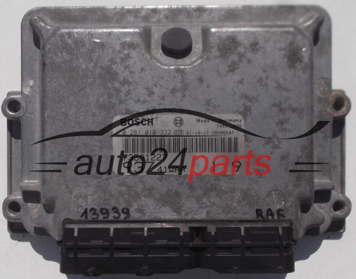 Centralita de motor Alfa Romeo 147 1.9 JTD 0281010332 73501227 93741WAA 28SA5661