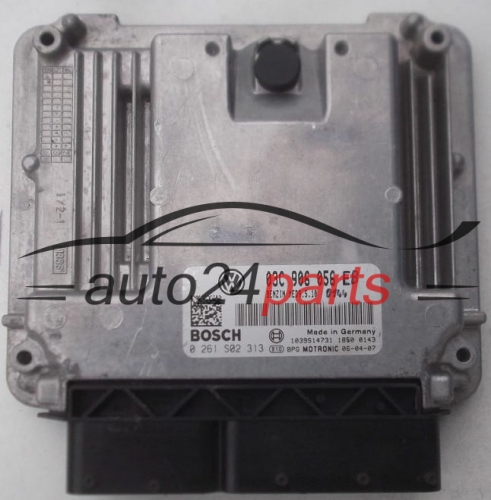 MOTORSTEUERGERÄT ECU STEUERGERÄT  SKODA OCTAVIA 1.6 FSI BOSCH 0 261 S02 313,  03C 906 056 EB