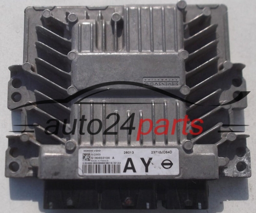 MOTORSTEUERGERÄT ECU STEUERGERÄT  NISSAN QASHQAI 1.5 DCI SIEMENS VDO S180033104 A