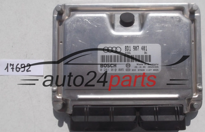 CALCULATEUR MOTEUR AUDI A6 2.5 TDI BOSCH 0 281 010 005