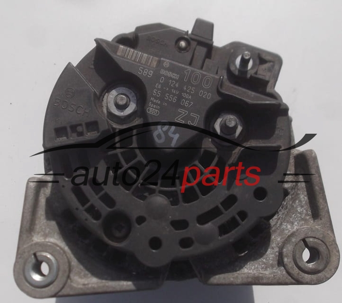 Alternateur OPEL ASTRA ZAFIRA 1.6 1.8 BOSCH 0 124 425 020, 55 556 067 ZJ