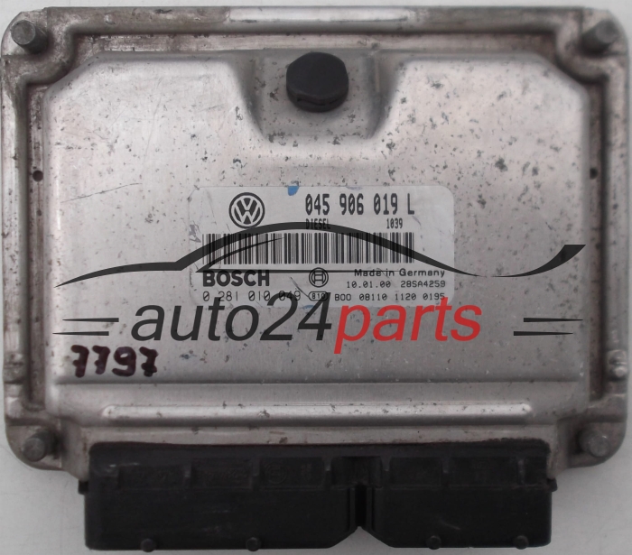 KOMPUTER STEROWNIK SILNIKA VW VOLKSWAGEN LUPO 1.4 TDI 045906019L, 045 906 019 L BOSCH 0281010049, 0 281 010 049