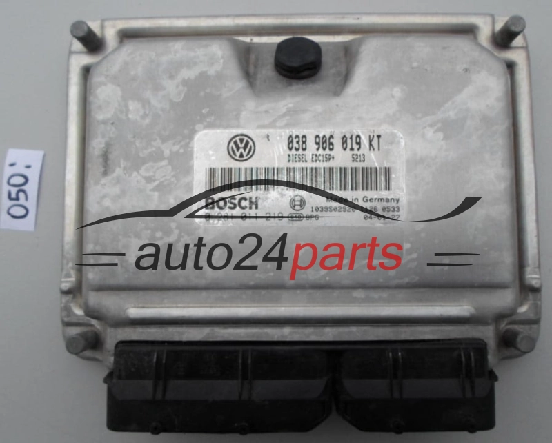 Sterownik silnika SEAT IBIZA SKODA FABIA 1.9 TDI 038906019KT BOSCH 0281011219 DIESEL EDC15P+ 5213 1039S02920 - 035 040 050