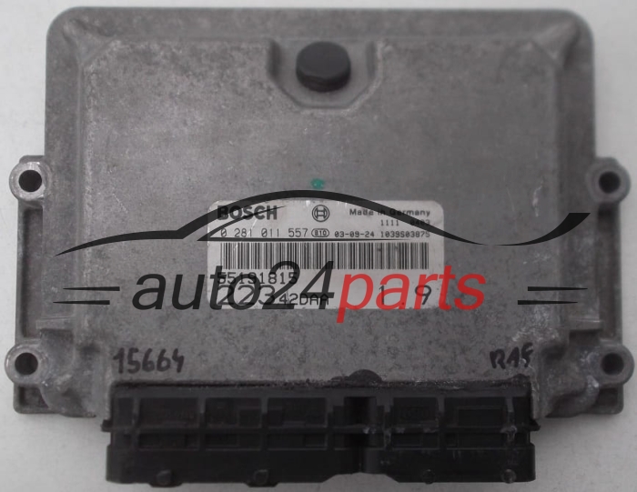 CENTRALITA DE MOTOR FIAT DOBLO BOSCH 0 281 011 557, 0281011557, 55191815, 22342DAA, 1039S03875