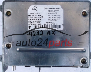 STEUERGERAT BLUETOOTH TELEFON MERCEDES W216 W221 A2218708685, 2218708685, A221 870 8685, A2218703126, 2218703126, A221 870 3126, A2214424760, 2214424760, A221 442 4760, UH05MM01EF