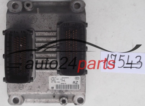 KOMPUTER STEROWNIK SILNIKA OPEL AGILA 1.0 Z10XE BOSCH 0261207422, 0 261 207 422 AZ, 0 261 207 422, 24456864 9164475 6237081