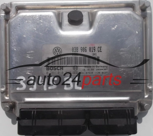 KOMPUTER STEROWNIK SILNIKA VW VOLKSWAGEN PASSAT 1.9 TDI 038906019CE, 038 906 019 CE, BOSCH 0281010217, 0 281 010 217, DIESEL 1041 28SA4307 - 3345