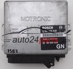 MOTORSTEUERGERÄT ECU STEUERGERÄT OPEL CALIBRA C20NE BOSCH 0 261 200 530, 0261200530, 90 409 629 , 90409629