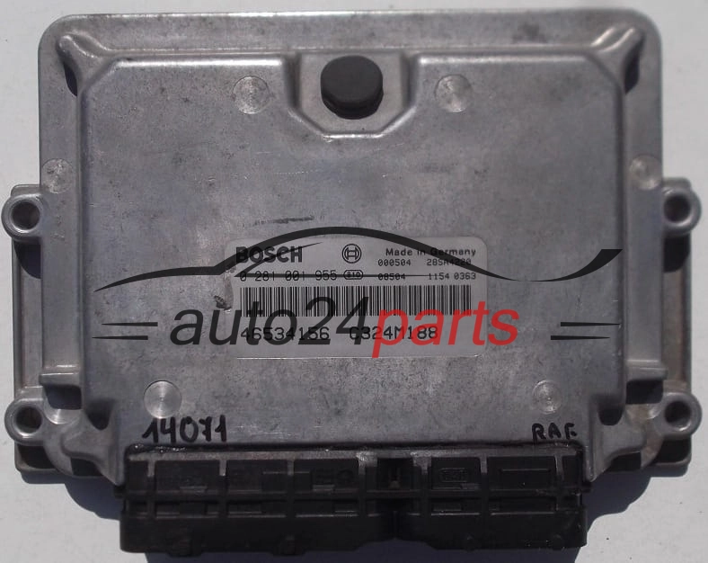 KOMPUTER STEROWNIK SILNIKA FIAT PUNTO 1.9 JTD BOSCH 0281001955, 0 281 001 955, 46534156, C324M188 