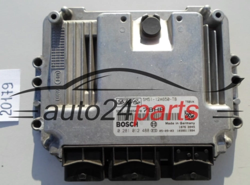 KOMPUTER STEROWNIK SILNIKA FORD FOCUS C- MAX 1.6 TDCI BOSCH 0281 012 488, 0281012488, 5M51-12A650-TB, 5M5112A650TB 