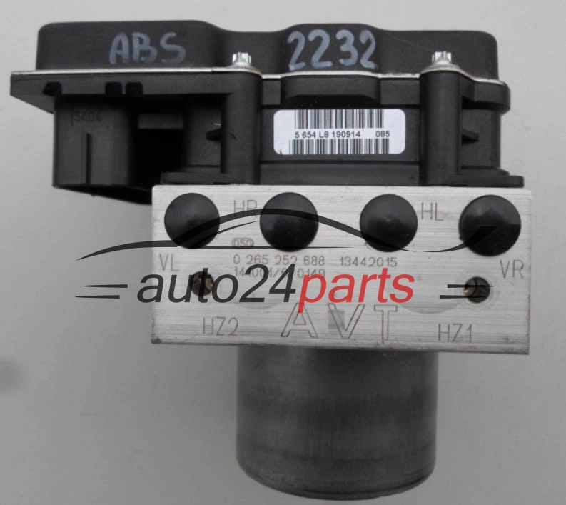 BOMBA HIDRAULICA Y CENTRALITA ABS OPEL CORSA D BOSCH 0 265 252 688, 13442015