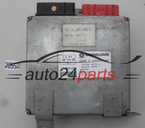 KOMPUTER STEROWNIK SILNIKA JAGUAR SAGEM LUCAS LNB 1410 BB, LNB1410BB, 80717A, 109779 