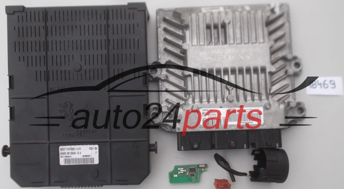 KOMPUTER STEROWNIK SILNIKA CITROEN C4 2.0 HDI SIEMENS 5WS40277G-T, 5WS40277GT, SW9660497480, HW9655534080, SID803A