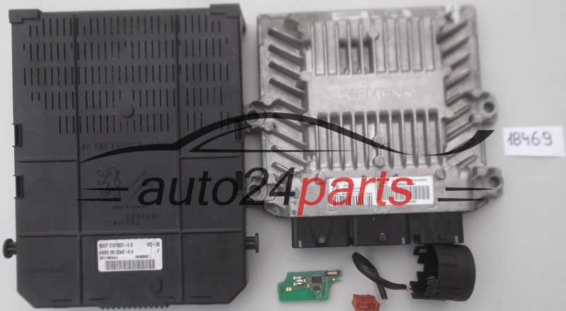 KOMPUTER STEROWNIK SILNIKA CITROEN C4 2.0 HDI SIEMENS 5WS40277G-T, 5WS40277GT, SW9660497480, HW9655534080, SID803A