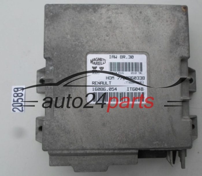 KOMPUTER STEROWNIK SILNIKA RENAULT MAGNETI MARELLI IAW 8R.30, IAW8R30, HOM 7700860338, 16086054