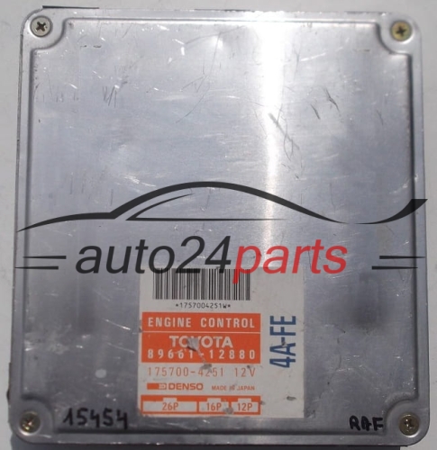 MOTORSTEUERGERÄT ECU STEUERGERAT TOYOTA COROLLA DENSO 175700-4251, 1757004251, 89661-12880, 8966112880